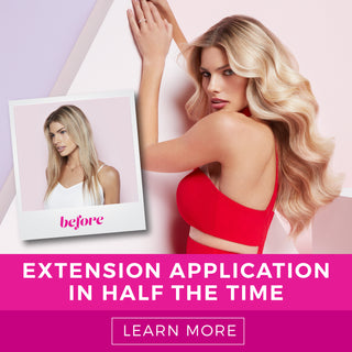 Why do hairstylists choose tape in hair extensions?