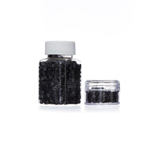 Silicone Micro Beads, 200 ct. Black