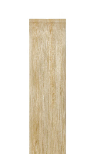 Winter-Ready Remy Tape-In 24" Baby Blonde Highlights