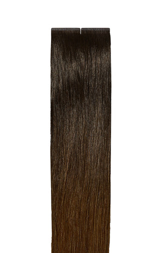 Winter-Ready Invisi Tape-in 16" Brownie Batter Ombre