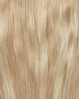 Beach Wave Clip-in Sample Weft Rooted Vanilla Blonde Highlight 23/613