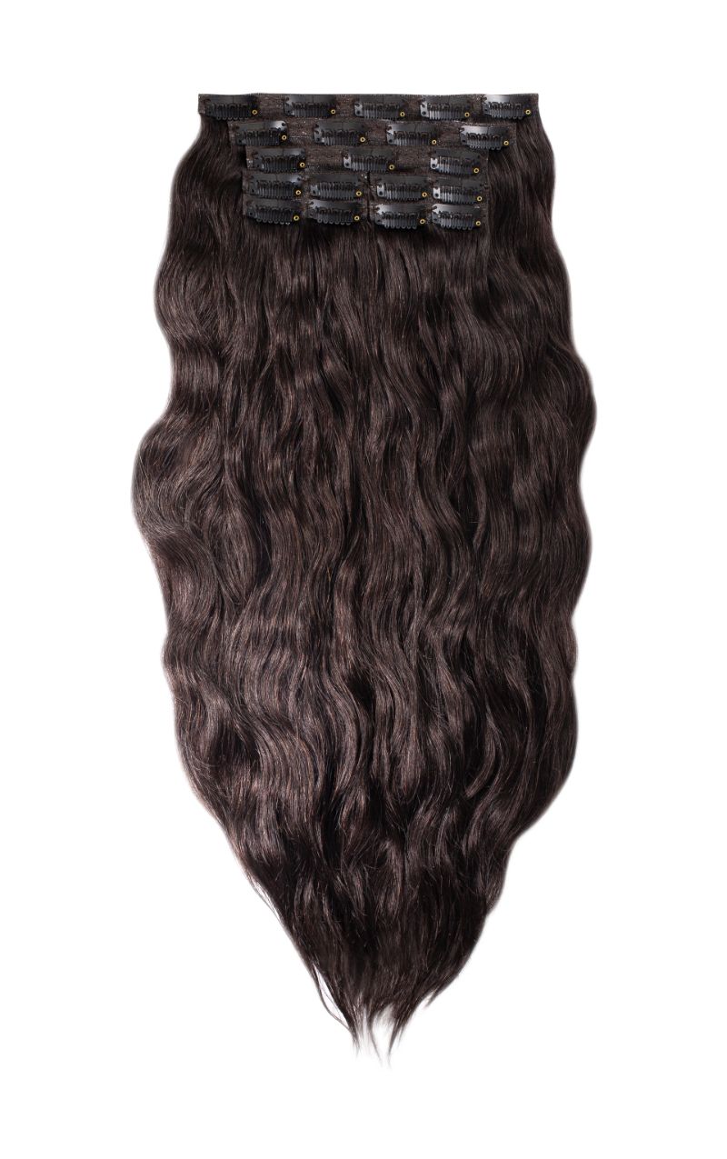 Priscilla Valles Luxe Clip In 25 Rooted Dark Blonde 8 - Glam Seamless Hair  Extensions