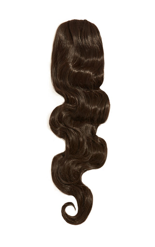 Express Synthetic Wavy Ponytail 22" Dark Brown 2