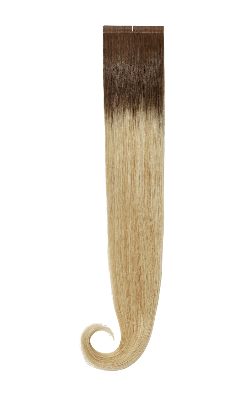 Sunset Blonde Seamless Clip in Hair Extensions