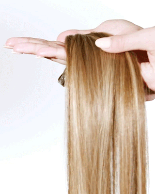 Luxe Clip In 21" Blondish 8/9
