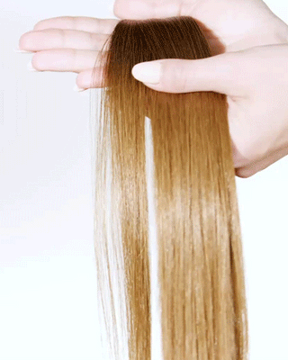 Luxe Clip In 25" Light Ombre Brown 6A