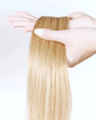 Hand Tied Tape-in 21" Rooted Dark Blonde 8