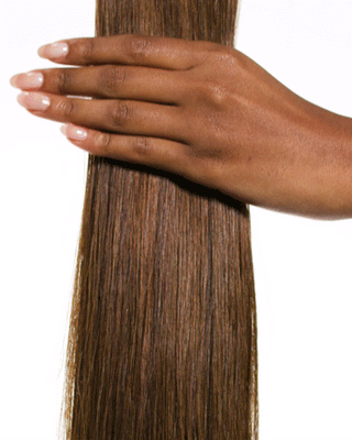 Light Chocolate Brown highlights Animation of hair strand example