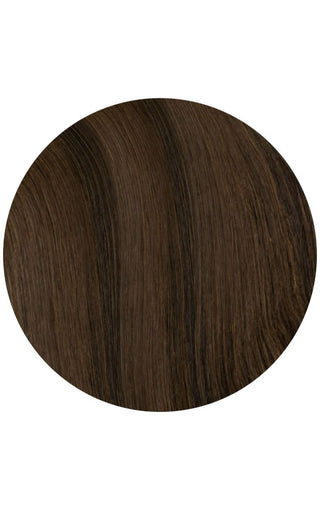 Brown Sugar Swirl Highlight swatch of hair color by Glam Seamless