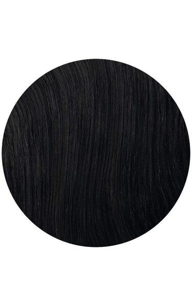 Premium Remy Tape-in 22 Jet Black 1 - Glam Seamless Hair Extensions