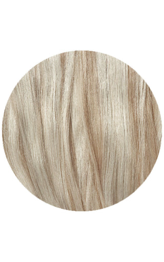 Winter-Ready Remy Tape-In 16" Ash Blonde Highlights