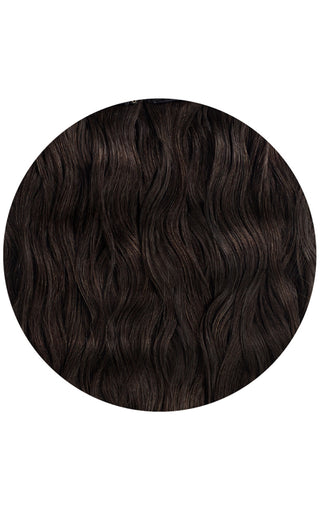Beach Wave Clip-in Sample Weft Natural Black 1B