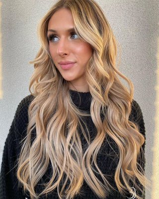 Invisi Clip-in 24" Rooted Golden Balayage 4/18/24