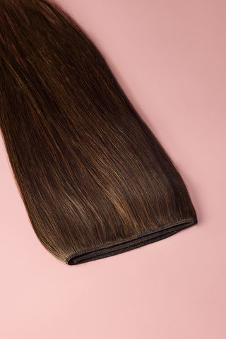 Premium Volume Weft 24" Dark Ash Brown 2A