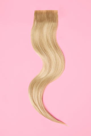 Premium Invisi Tape-In 16" Rooted Vanilla Blonde Highlights 23/613