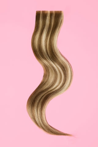 Premium Invisi Tape-In 16" Toffee Swirl Highlights 8/24G