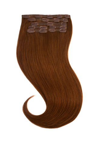 Bronzed Brown (6) Clip In Hair Extension
