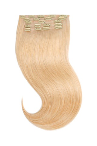Platinum Blonde Clip In Hair Extensions